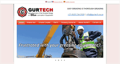 Desktop Screenshot of gurtech.co.za